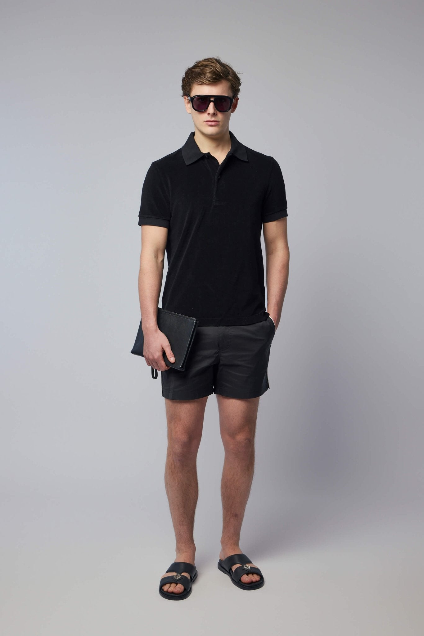 TOM FORD - Towelling SS Polo - LABELS