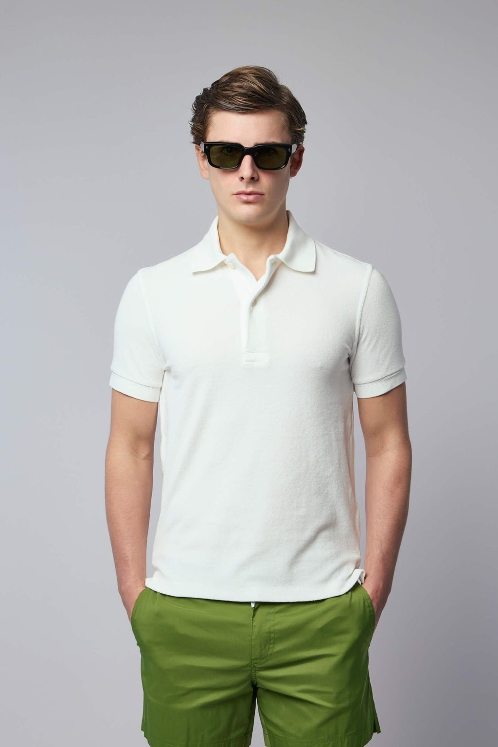 TOM FORD - Towelling SS Polo - LABELS
