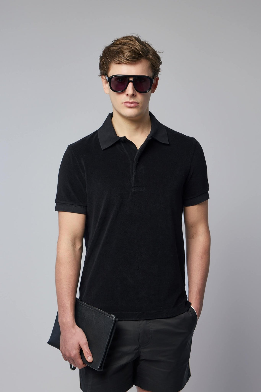 TOM FORD - Towelling SS Polo - LABELS