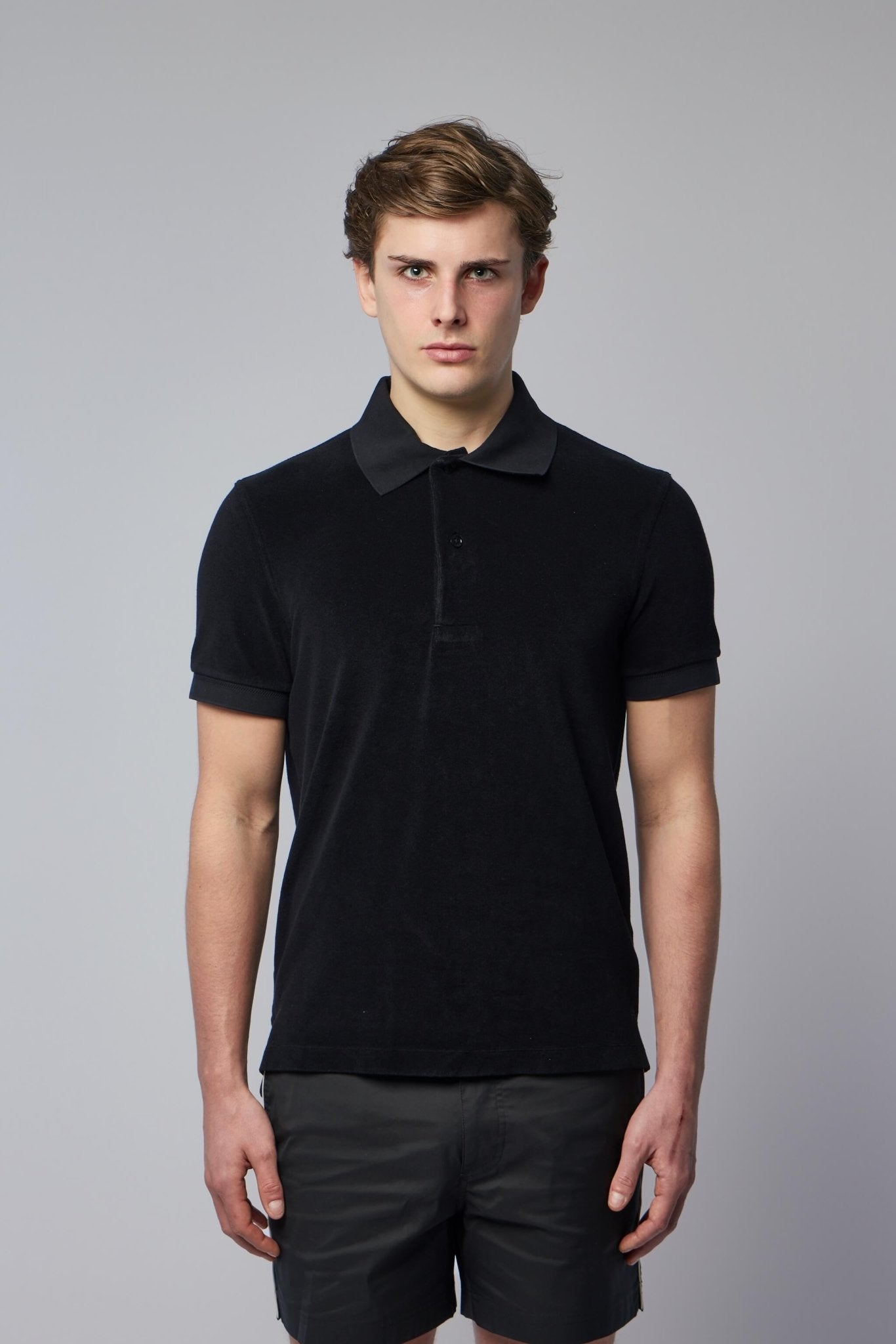 TOM FORD - Towelling SS Polo - LABELS