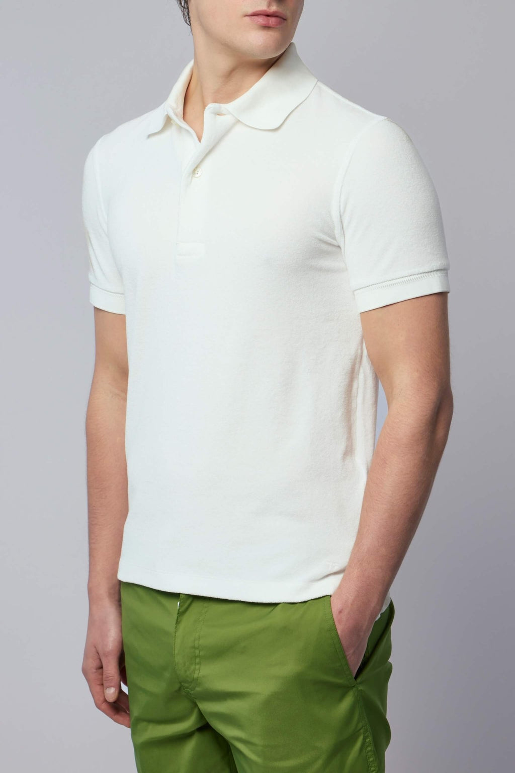 TOM FORD - Towelling SS Polo - LABELS