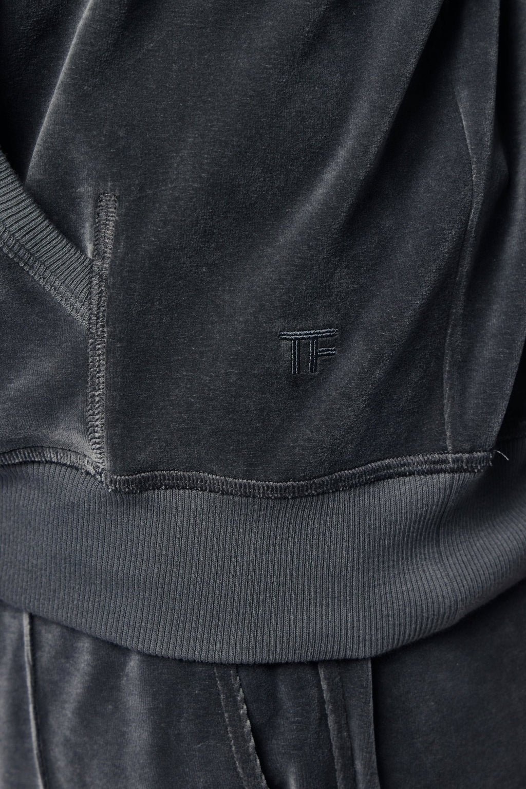 TOM FORD - Velour Hoodie - LABELS