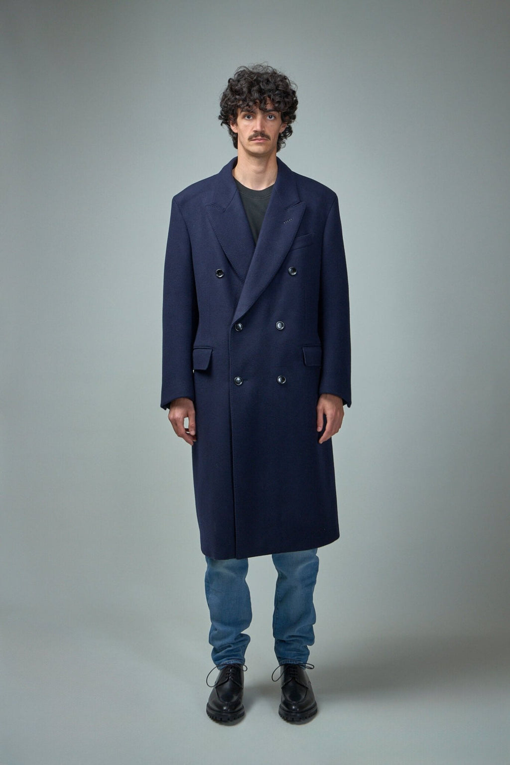 TOM FORD - Wool Japanese Felt Atticus DB Coat - LABELS