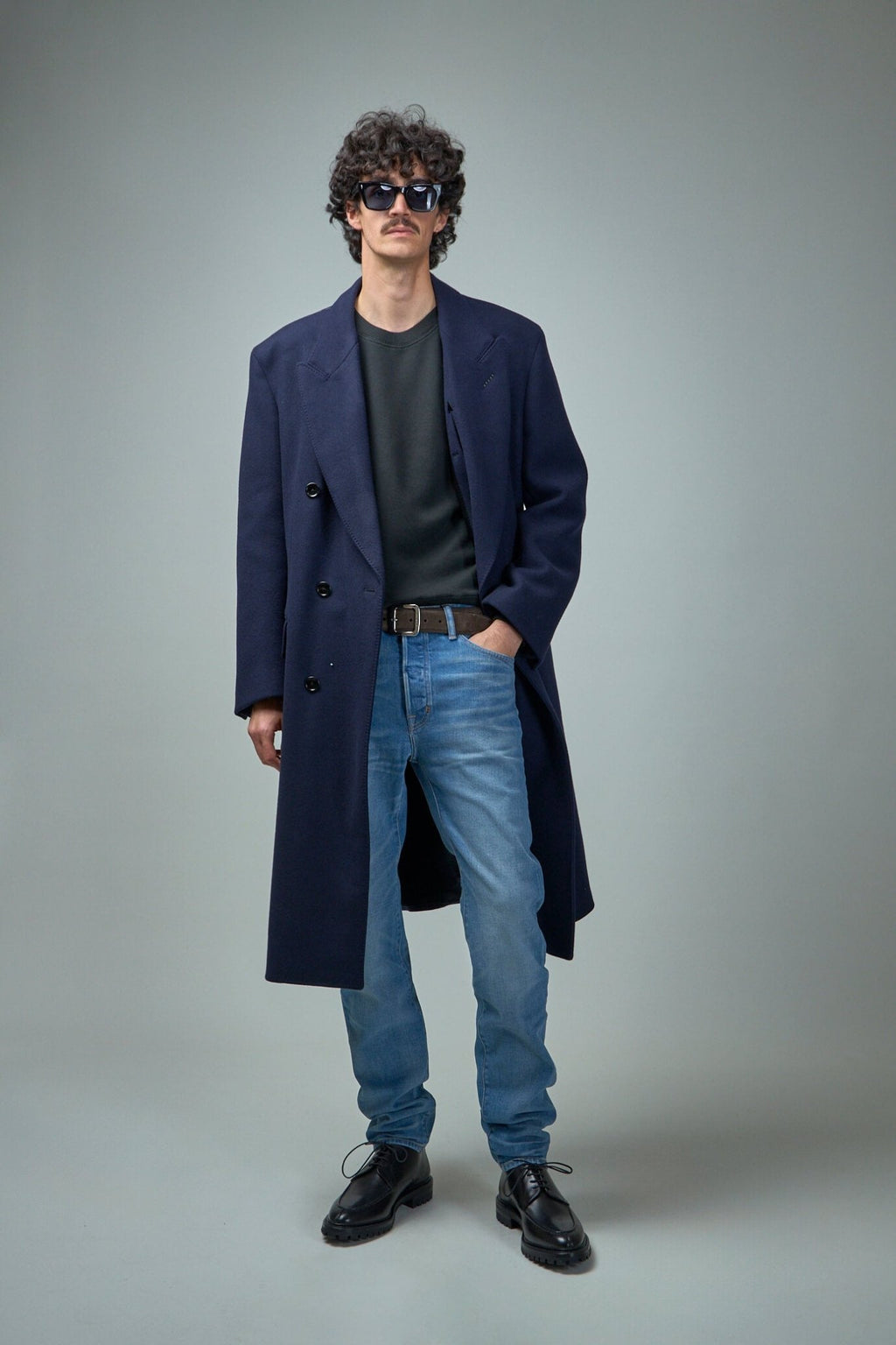 TOM FORD - Wool Japanese Felt Atticus DB Coat - LABELS