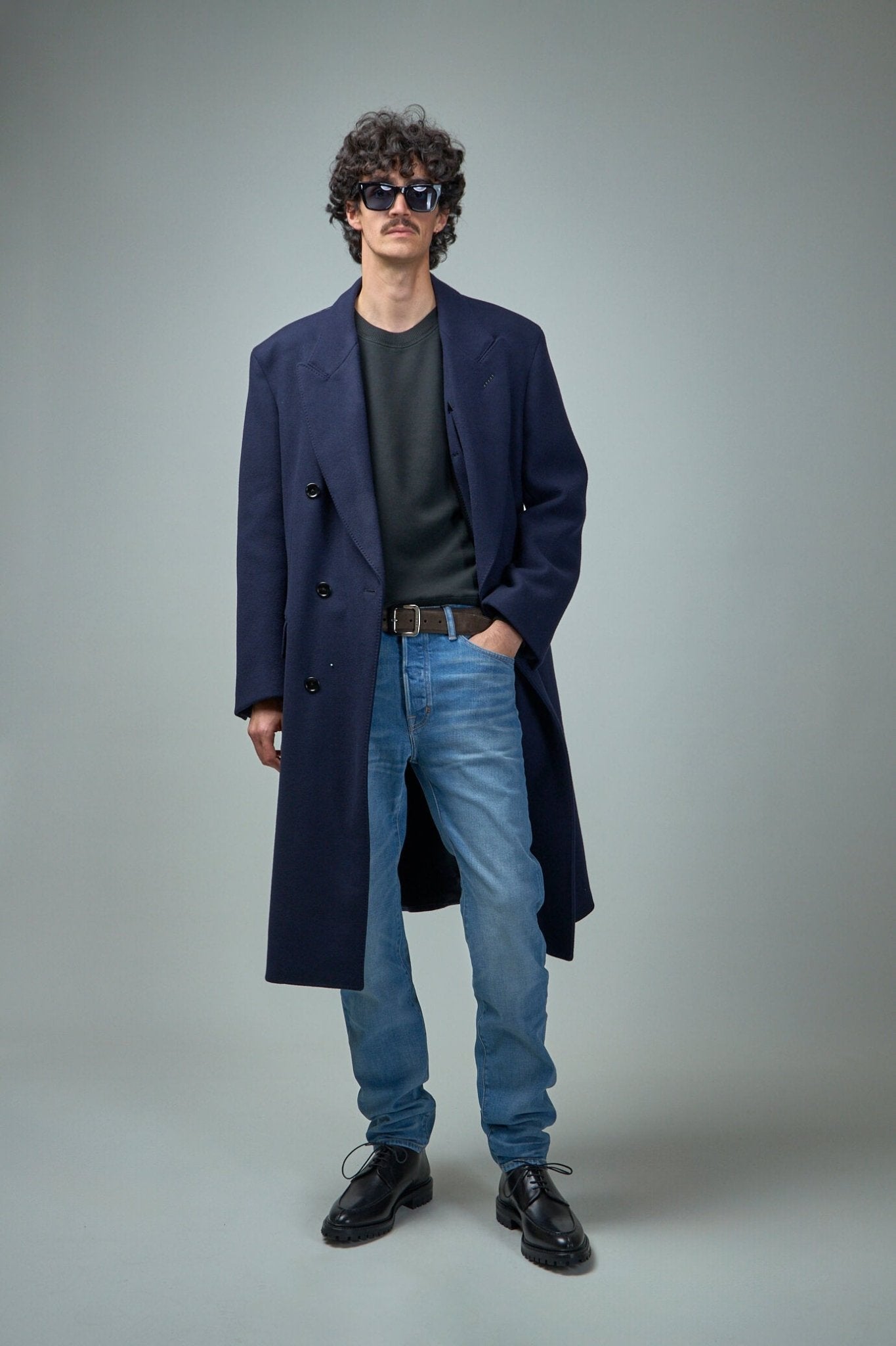 TOM FORD - Wool Japanese Felt Atticus DB Coat - LABELS