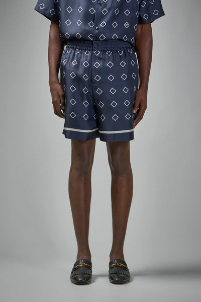 Opticool Print Silk Twill Shorts