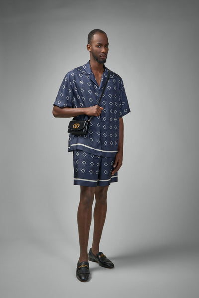 Opticool Print Silk Twill Shorts