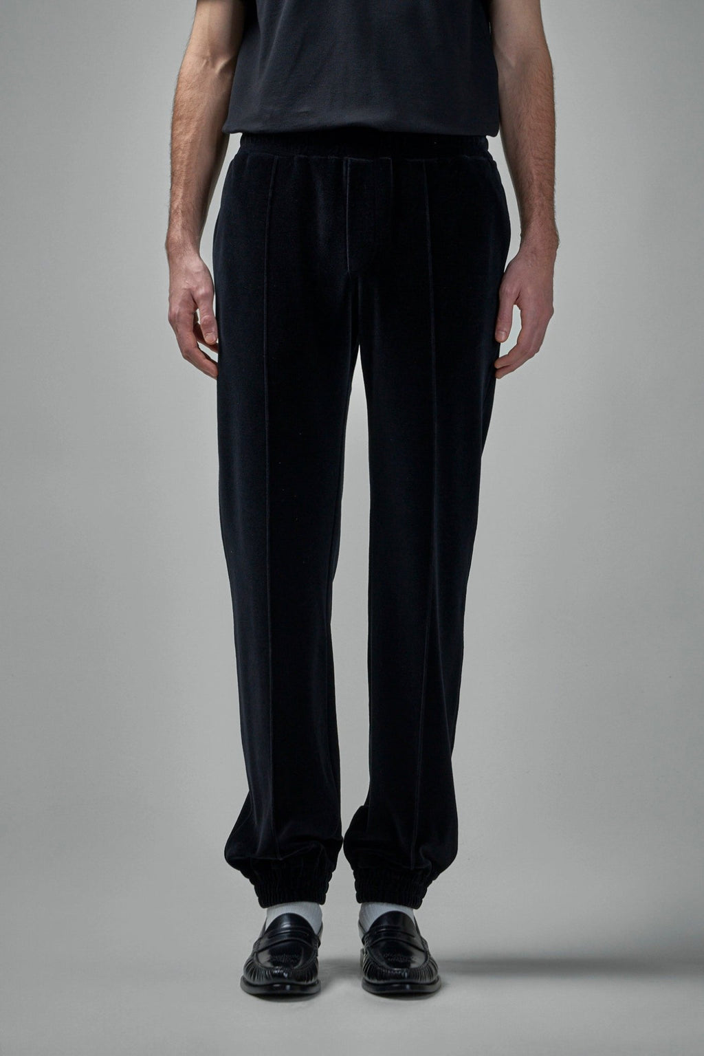 Valentino - Chenille Jogging Trousers with Chez Valentino Patch - LABELS