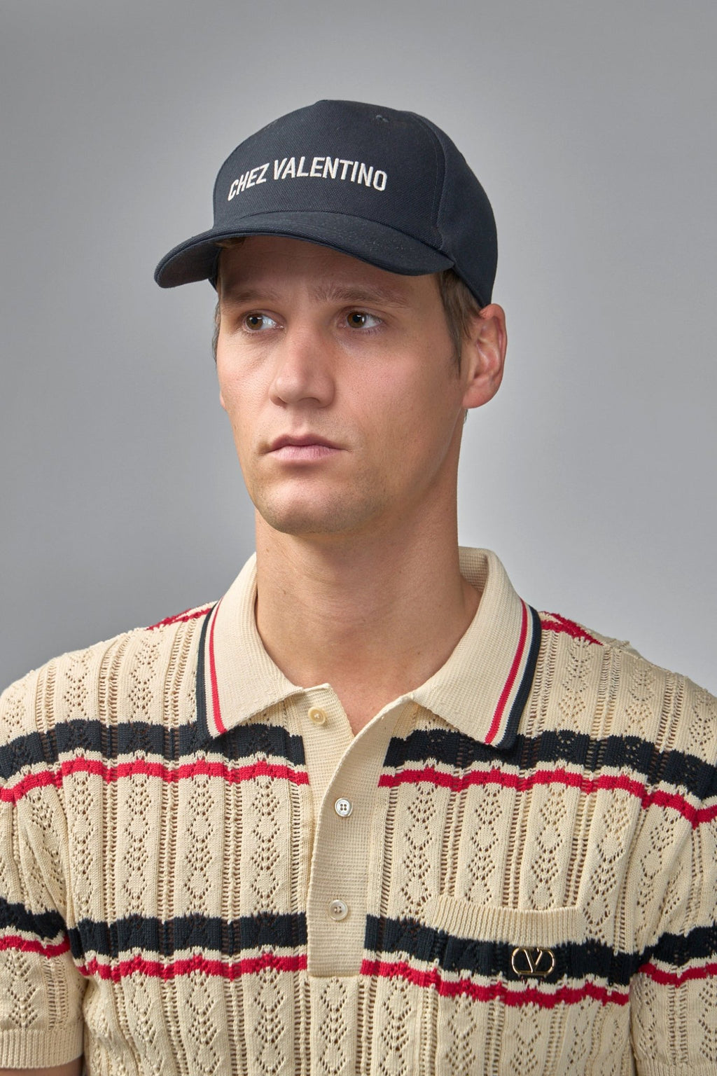 Valentino - Cotton Baseball Cap With Embroidery - LABELS