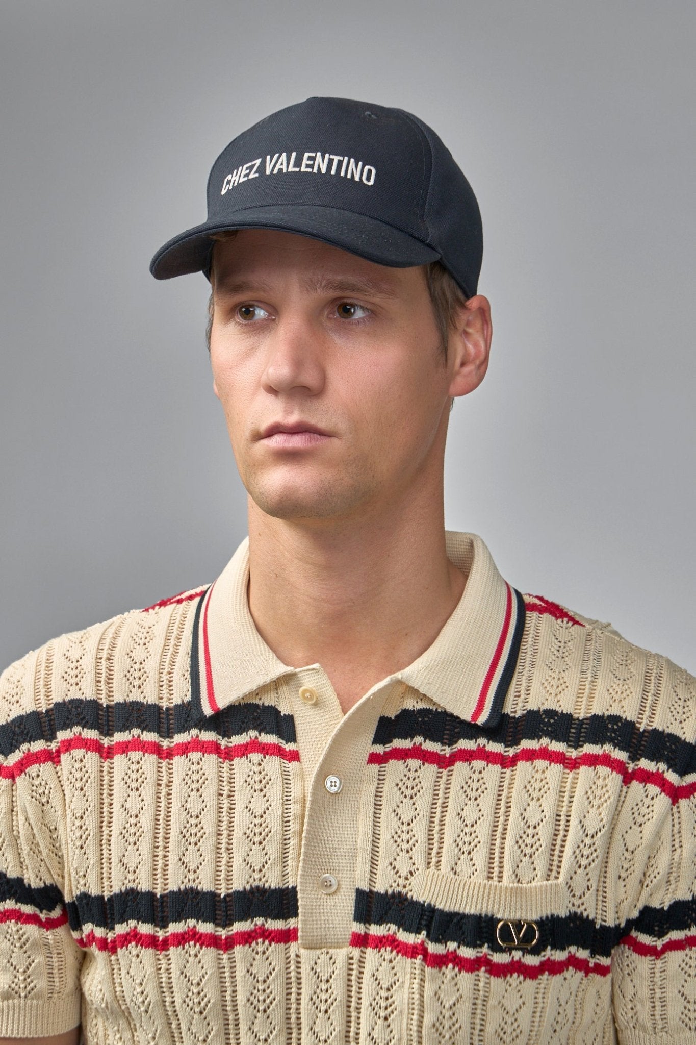 Valentino - Cotton Baseball Cap With Embroidery - LABELS
