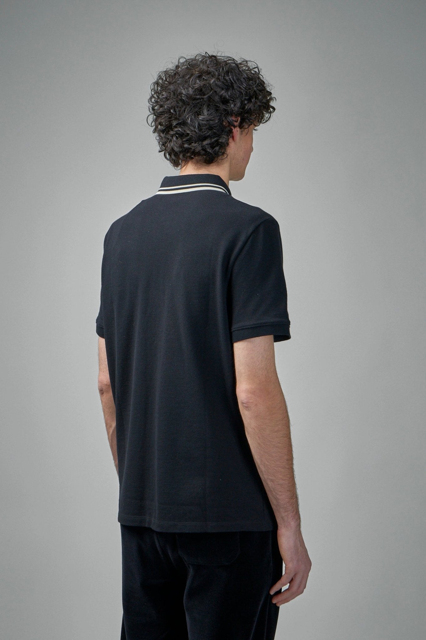 Valentino - Cotton Piqué Polo Shirt with V - Logo Patch - LABELS