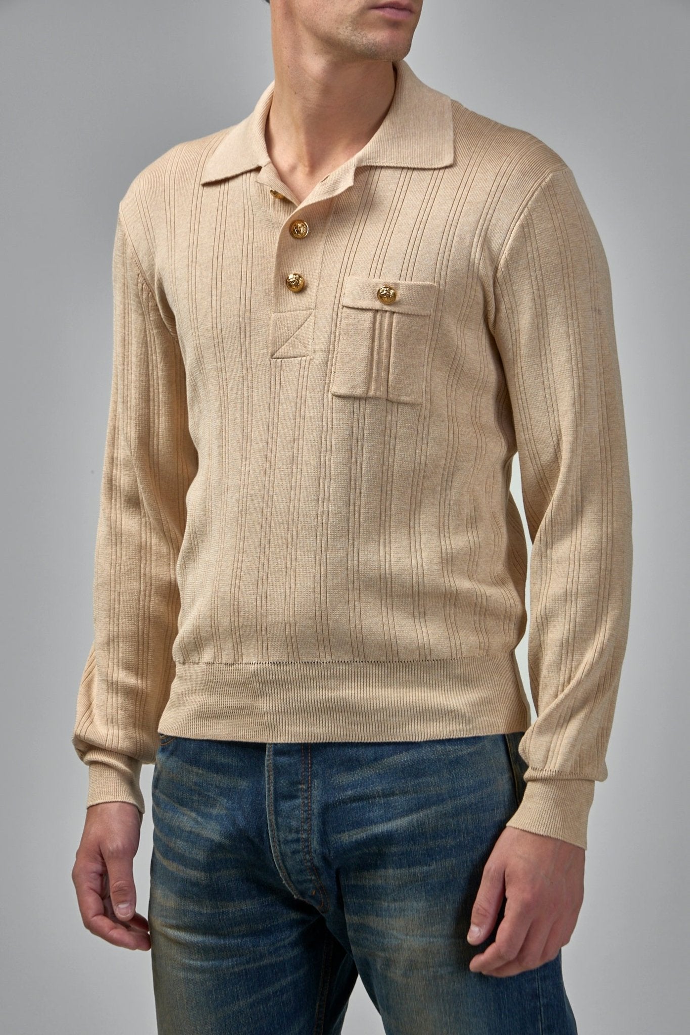 Valentino - Cotton Piqué Polo Shirt With Vlogo Patch - LABELS