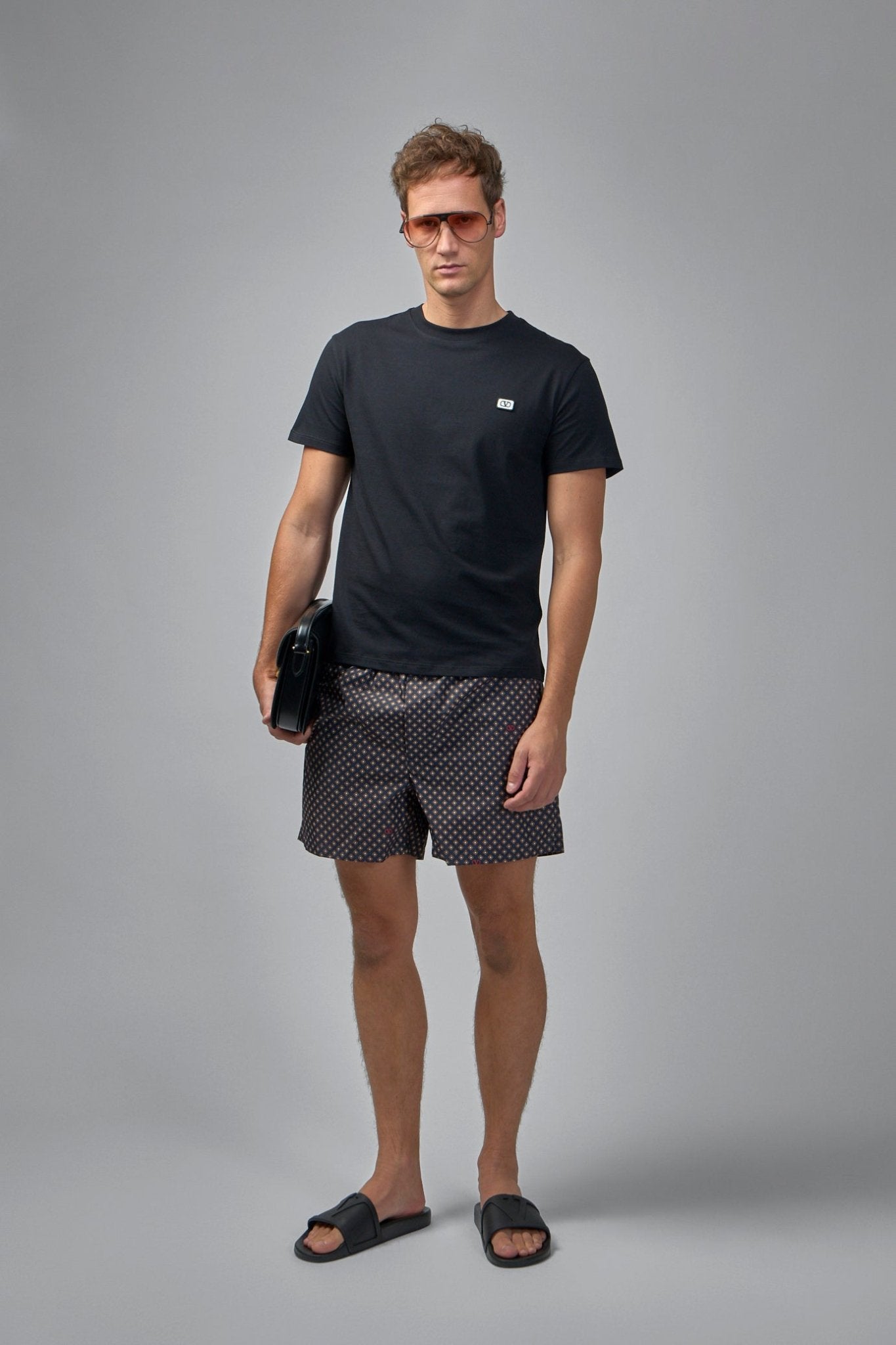 Valentino - Cotton T-shirt With Vlogo Patch - LABELS