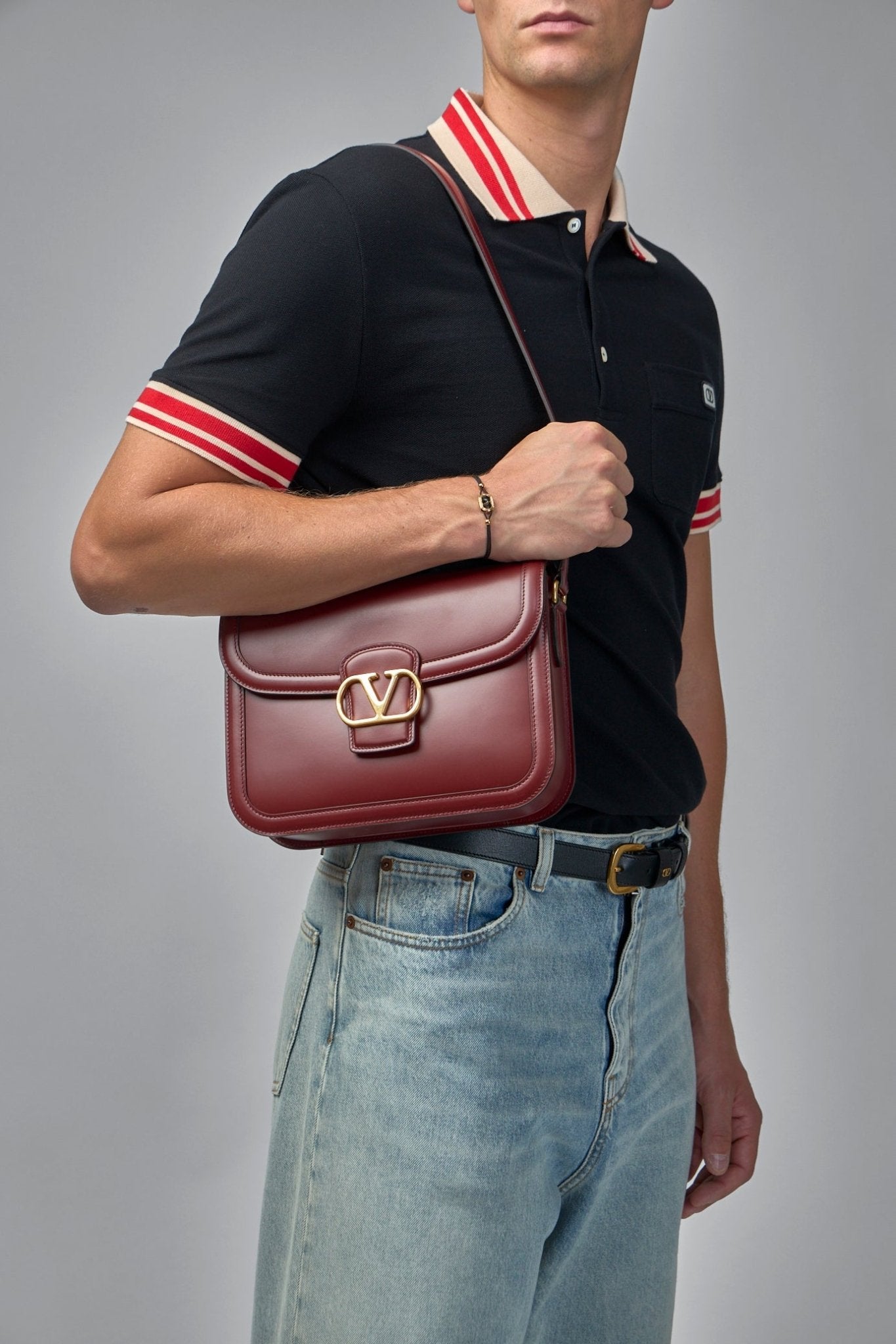 Valentino - Foldover Top Shoulder Bag - LABELS