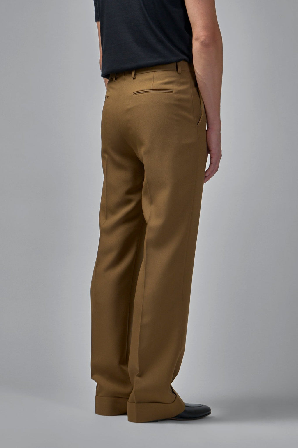 Valentino - Formalwear Techno Drape Gabardine Pants - LABELS