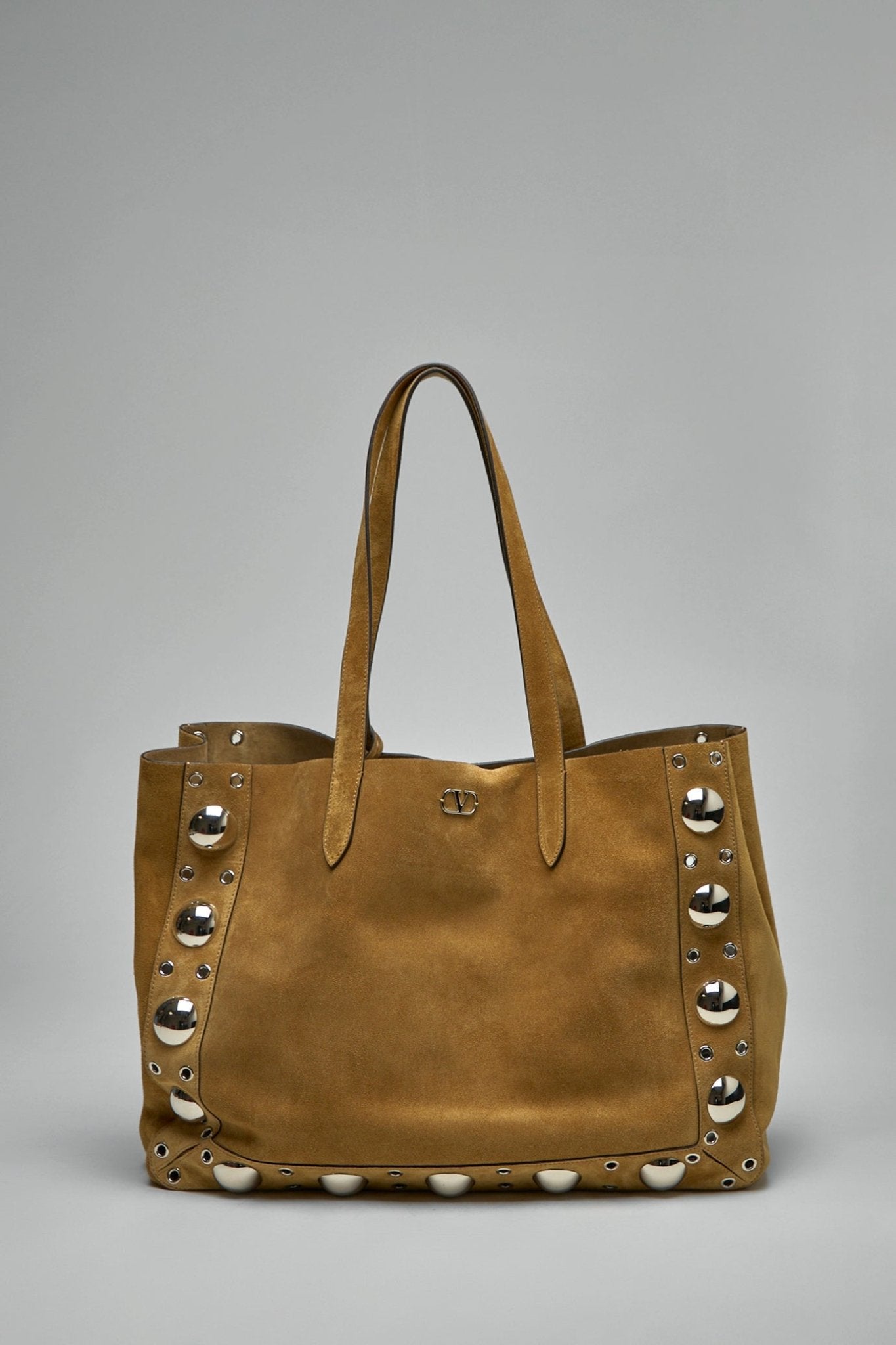 Valentino - Large Tote Frame Suede - LABELS