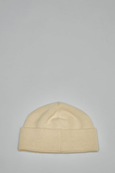 Knitted Cotton and Wool Beanie