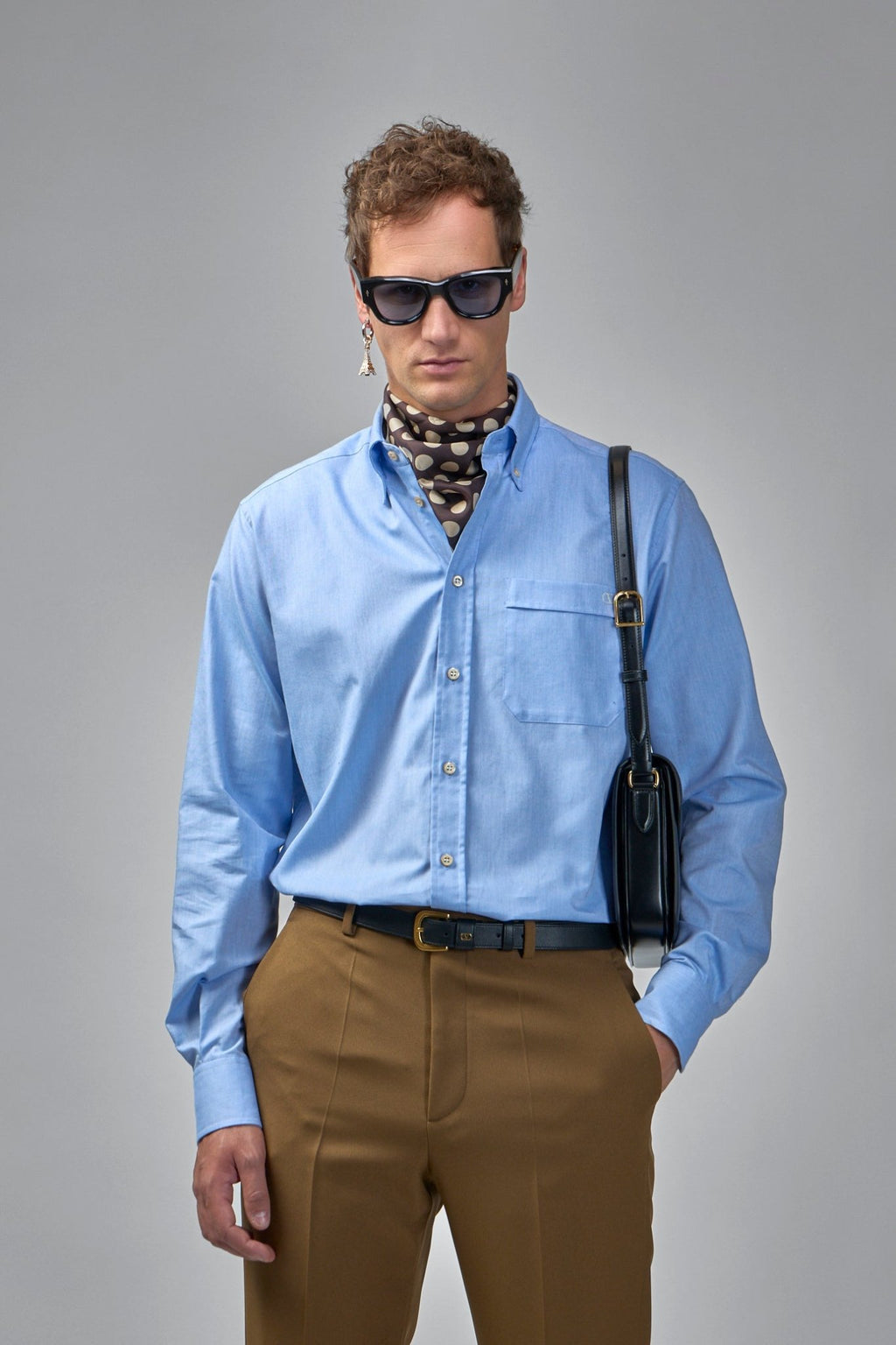 Valentino - Long Sleeve VLogo Signature Shirt - LABELS