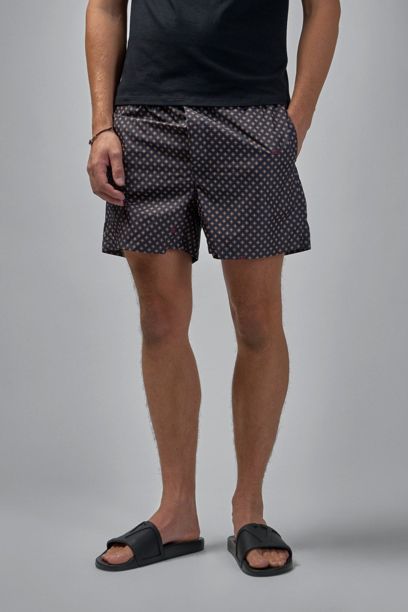 Valentino - Nylon Swimsuit With Cherryfic Print - LABELS