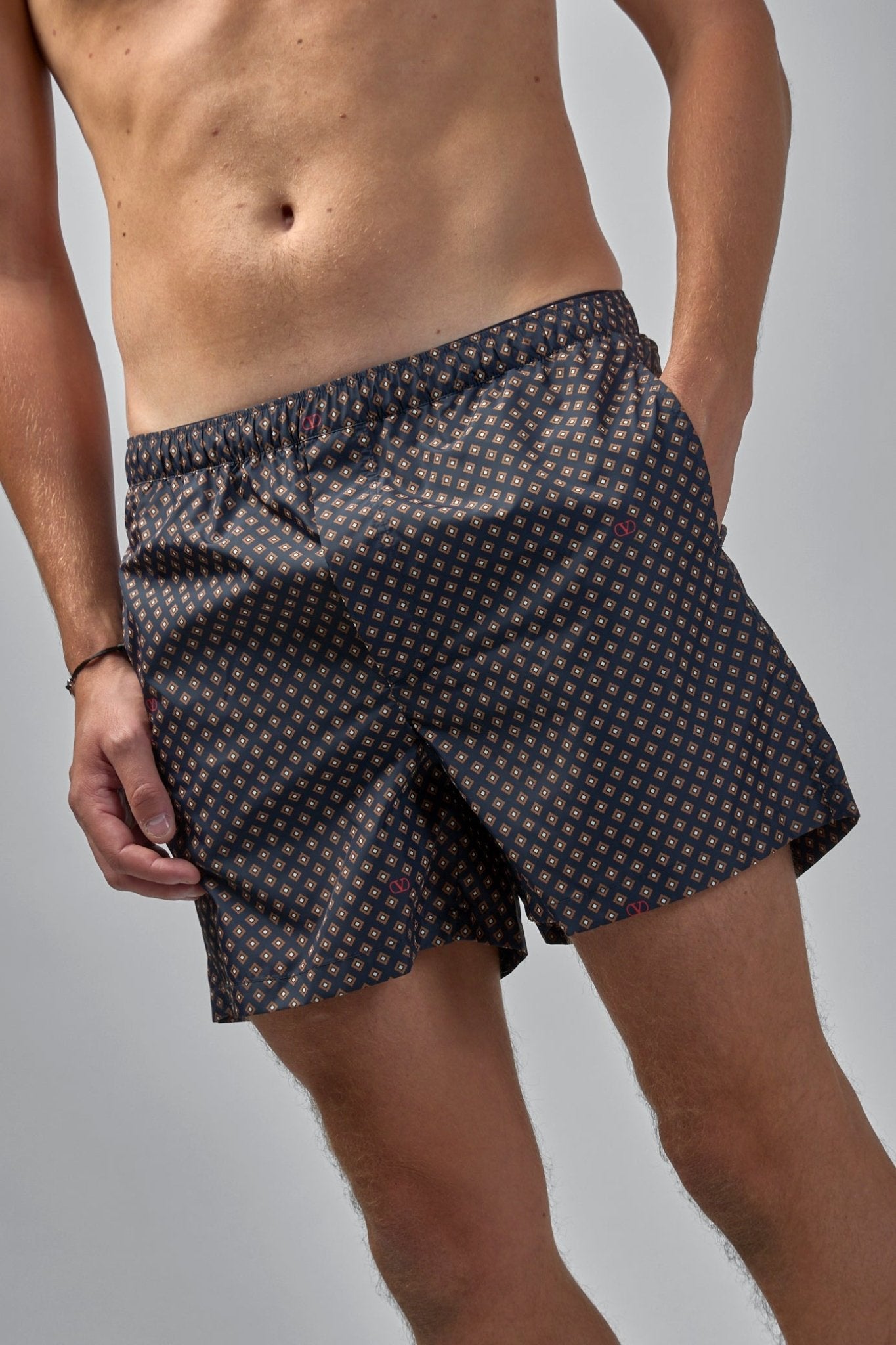 Valentino - Nylon Swimsuit With Cherryfic Print - LABELS