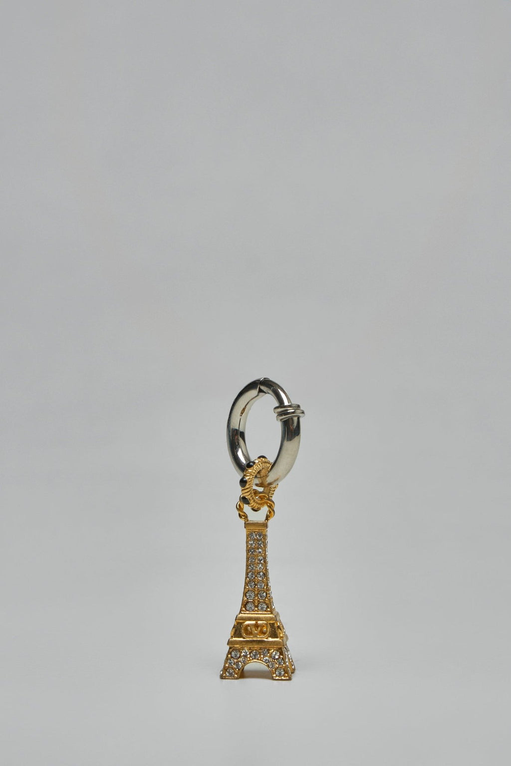 Valentino - Ovalette Mono Earring In Metal - LABELS