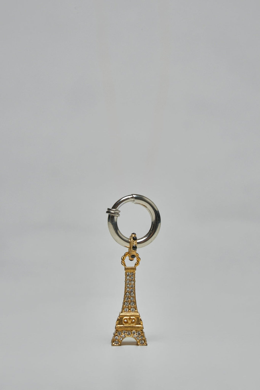 Valentino - Ovalette Mono Earring In Metal - LABELS