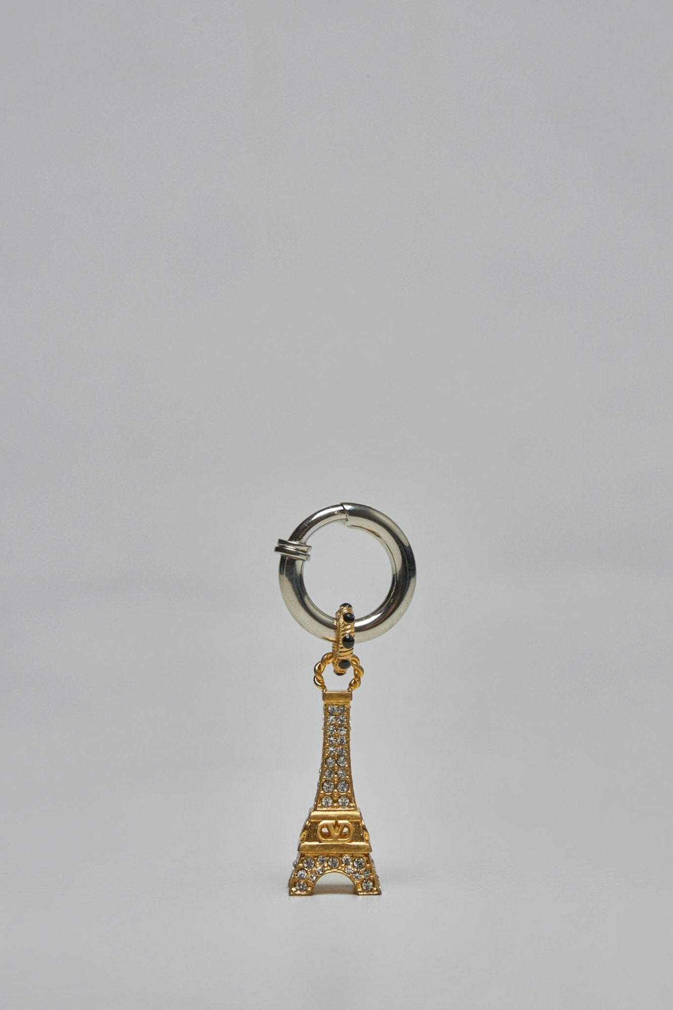 Valentino - Ovalette Mono Earring In Metal - LABELS