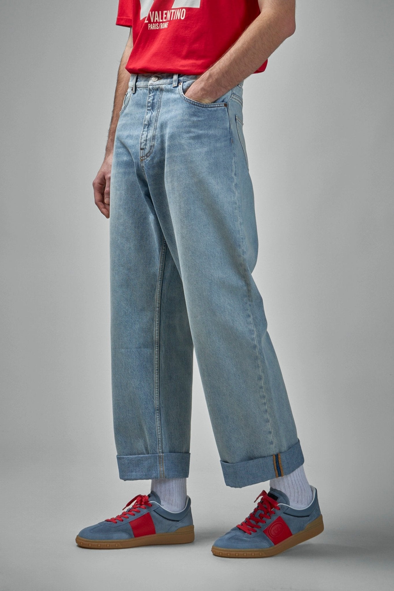 Valentino - Pantalone in Denim - LABELS