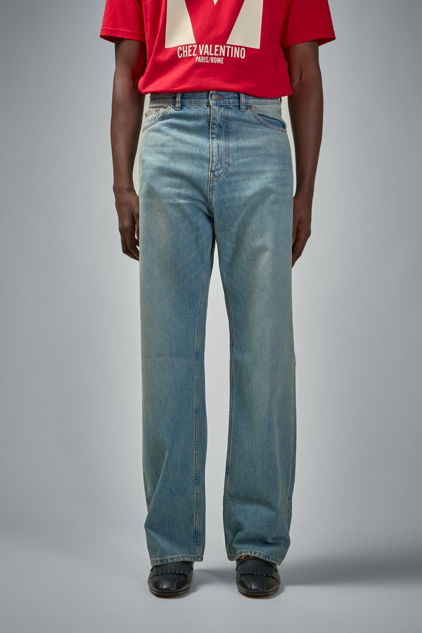 Valentino - Pantalone In Denim - LABELS