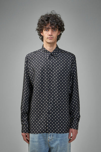 Silk Twill Shirt with Plusdepois Print
