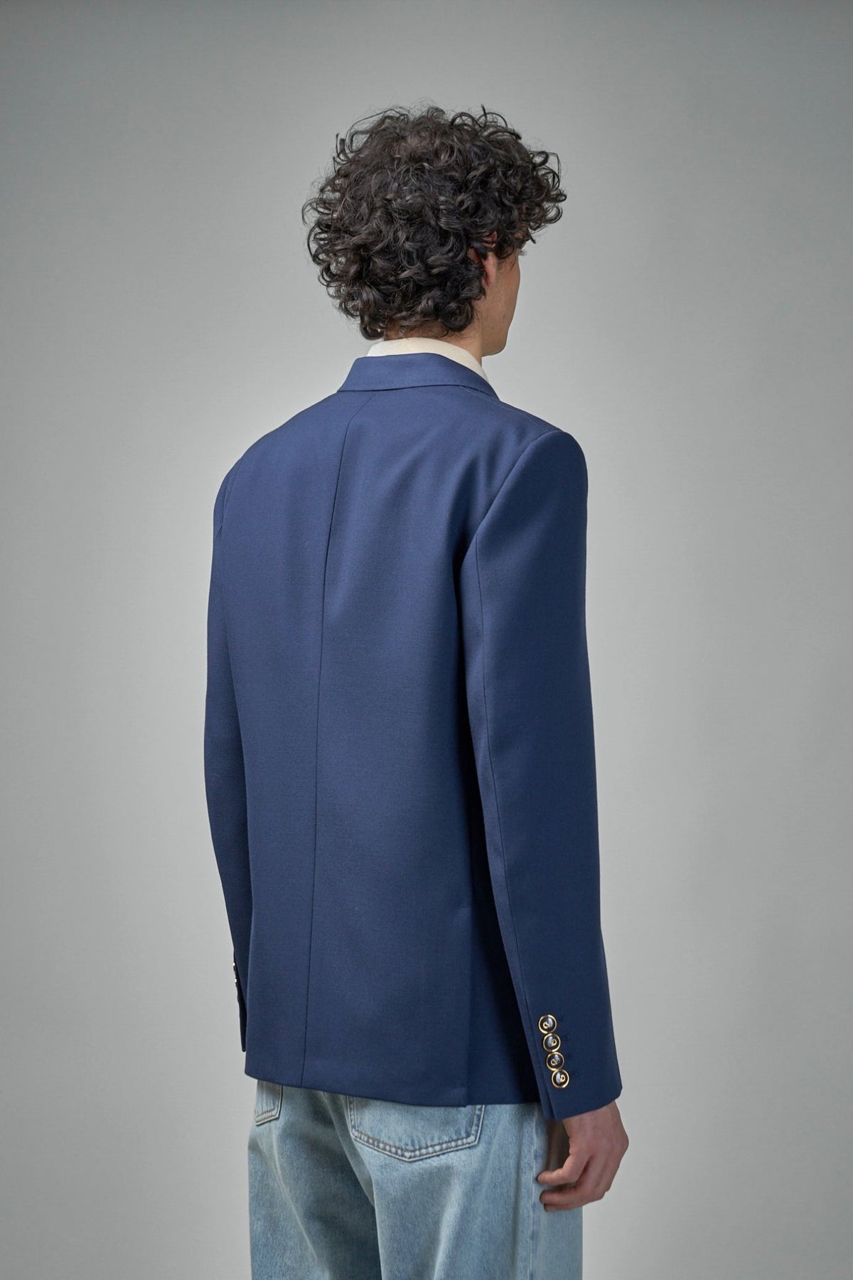 Valentino - Single Breasted Wool Blazer - LABELS