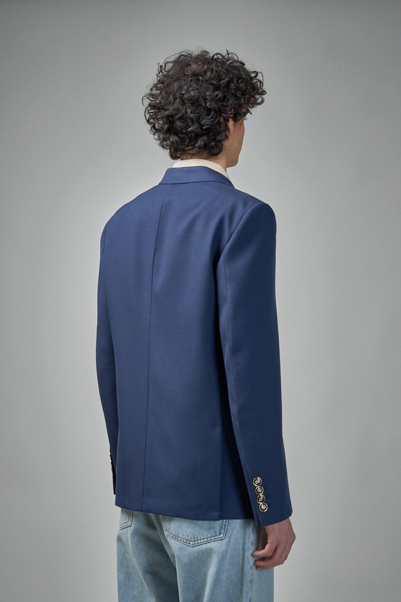 Valentino - Single Breasted Wool Blazer - LABELS