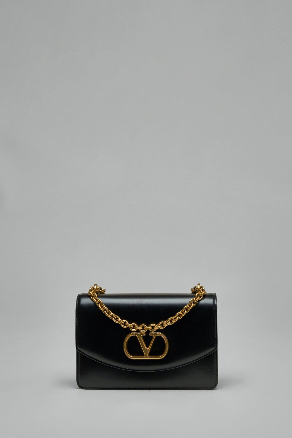 Valentino - VLogo Signature Foldover Top Shoulder Bag - LABELS
