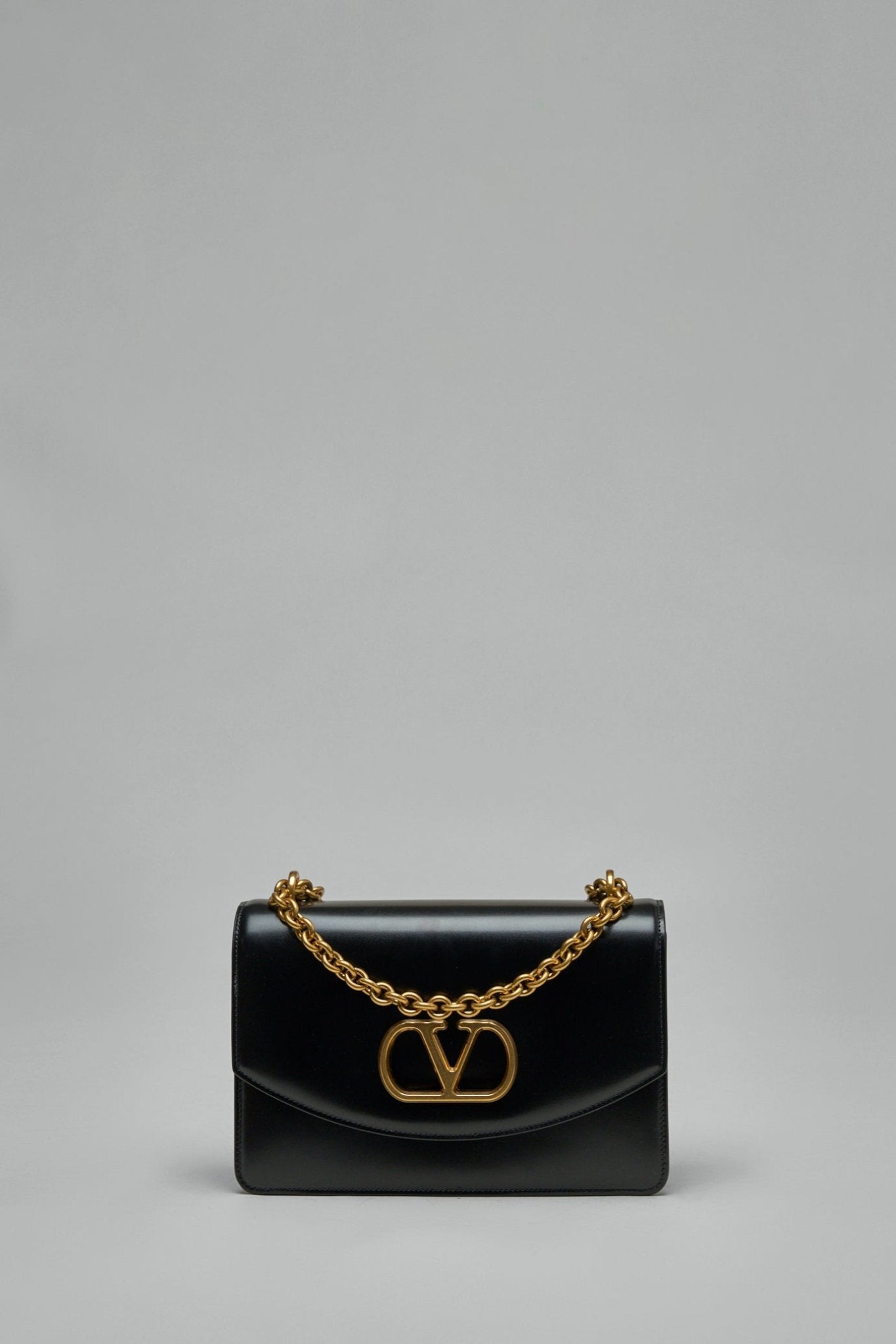 Valentino - VLogo Signature Foldover Top Shoulder Bag - LABELS