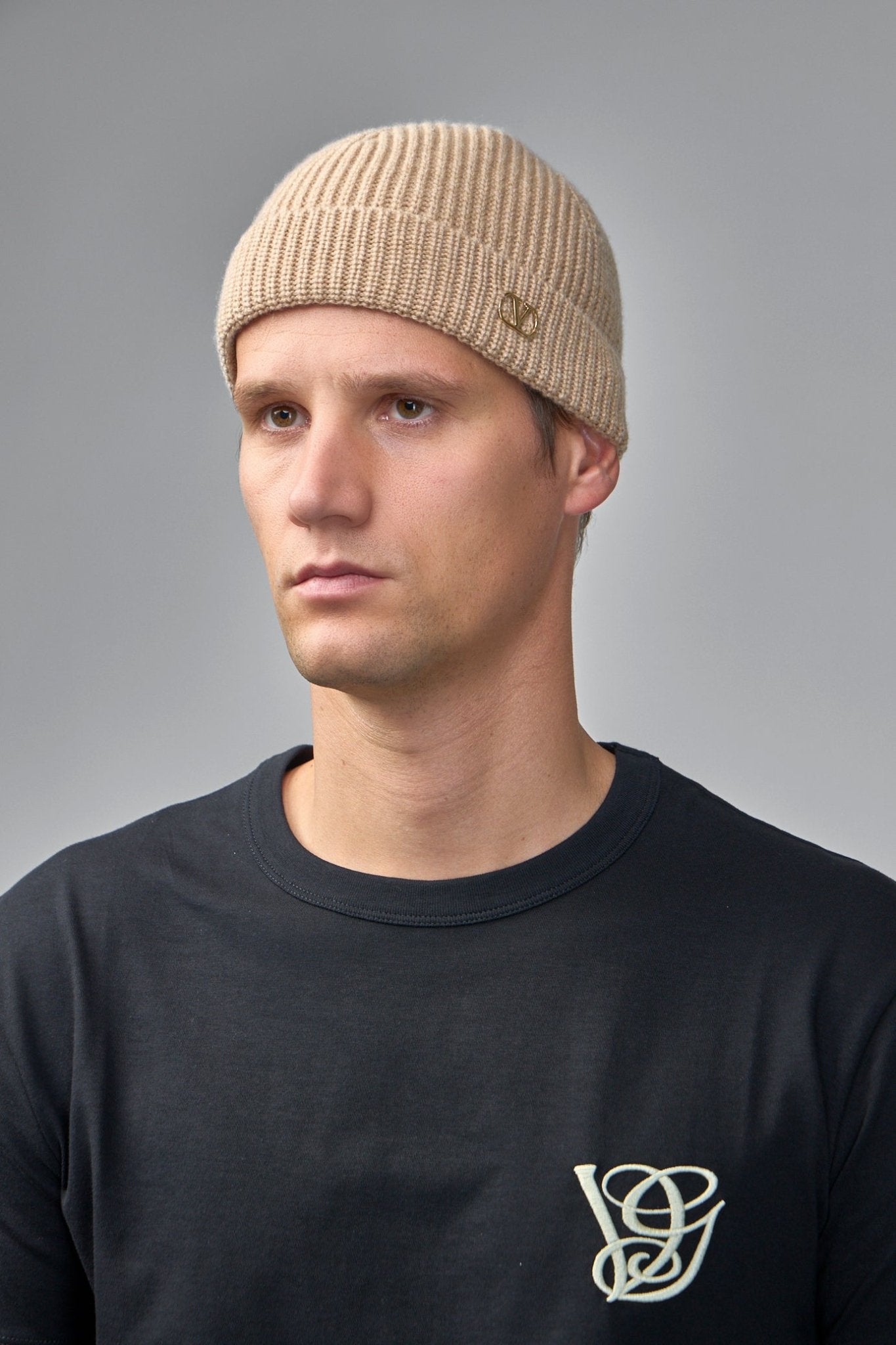 Valentino - VLogo Signature Knitted Beanie - LABELS