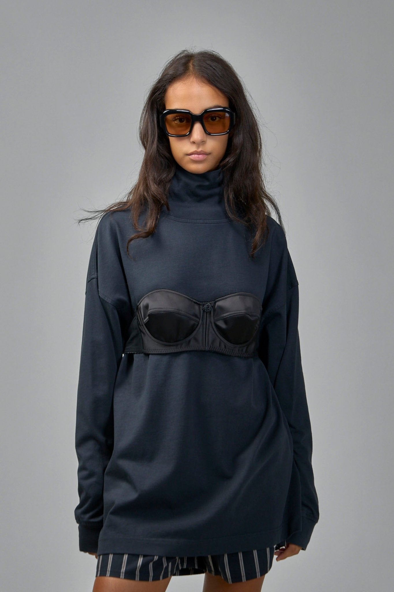 Vaquera - Balconette Bra Turtleneck T-Shirt Knit - LABELS