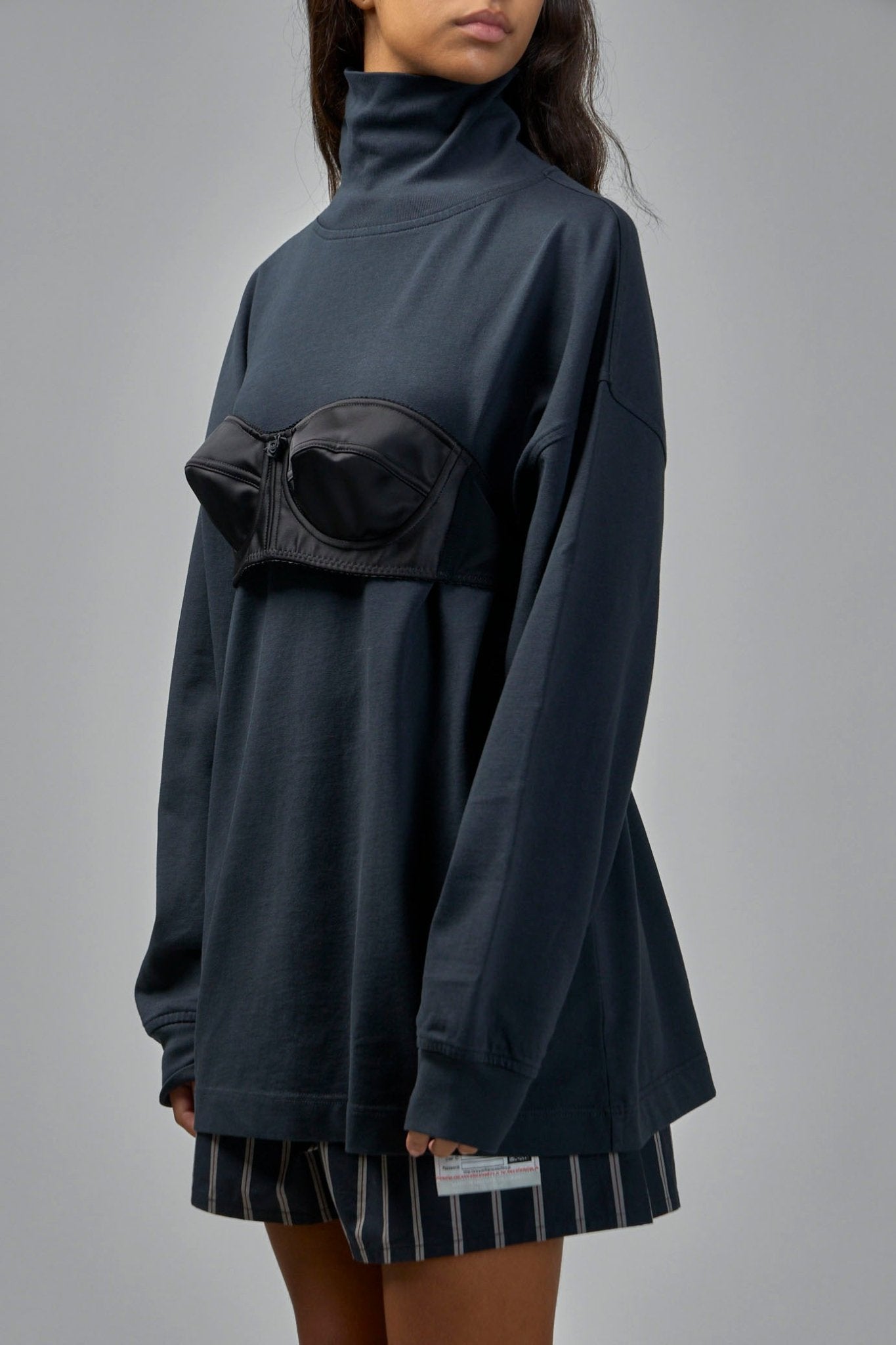 Vaquera - Balconette Bra Turtleneck T-Shirt Knit - LABELS