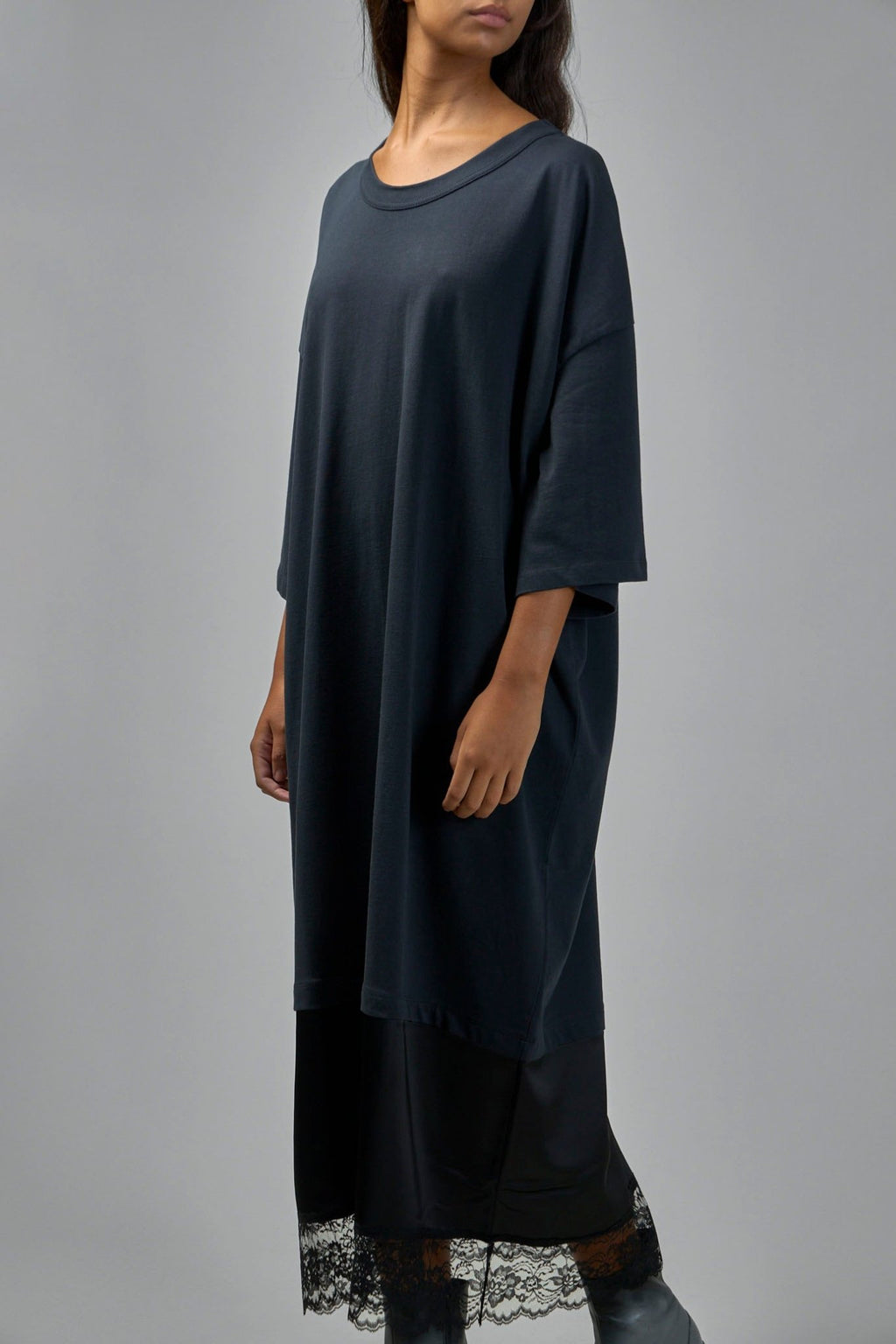 Vaquera - Slip Skirt Tall Tee Midi Dress - LABELS