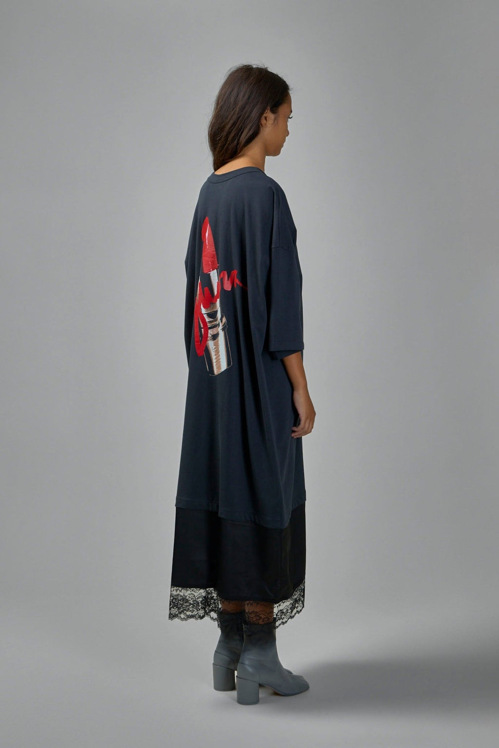 Vaquera - Slip Skirt Tall Tee Midi Dress - LABELS