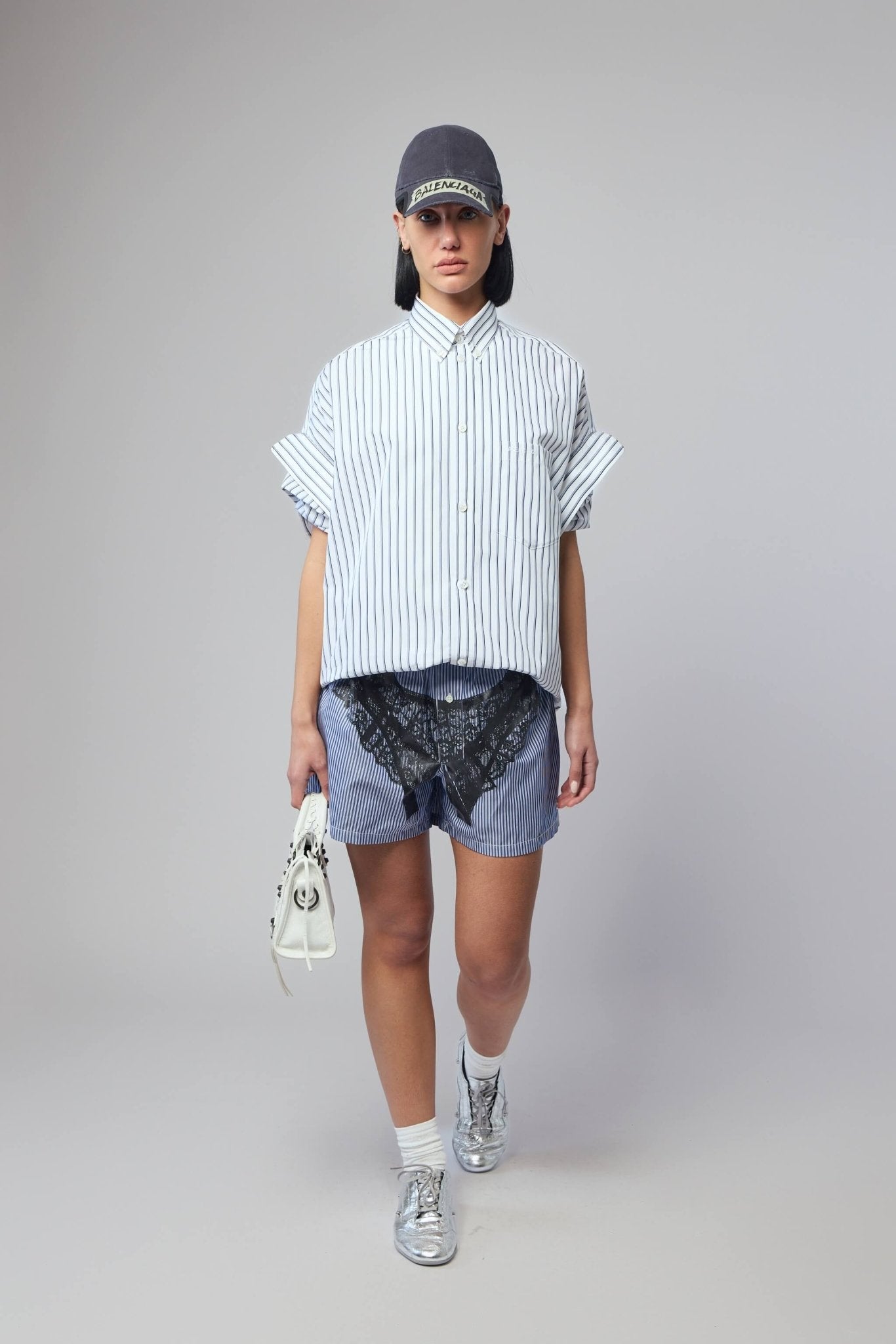 Vaquera - Striped Trompe L'oeil Boxer Shorts - LABELS