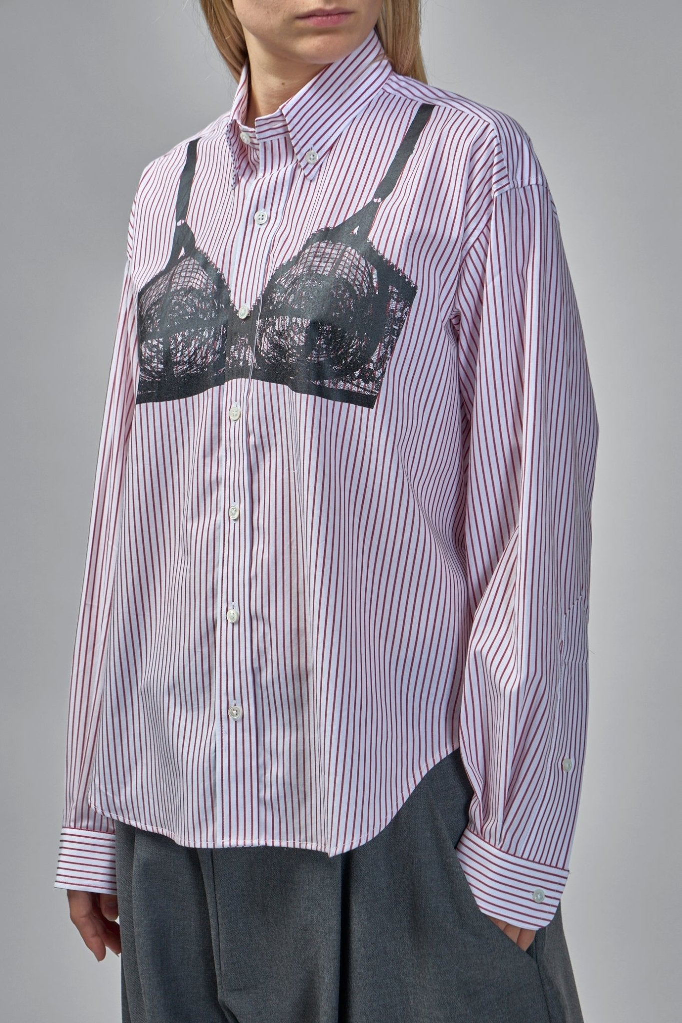 Vaquera - Trompe L’oeil Button - down Woven Shirt - LABELS