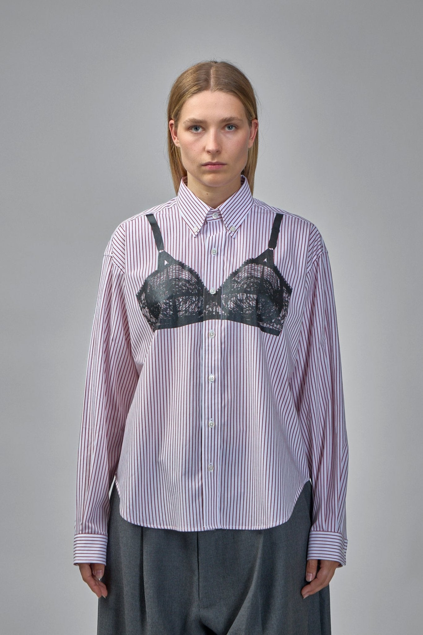 Vaquera - Trompe L’oeil Button - down Woven Shirt - LABELS