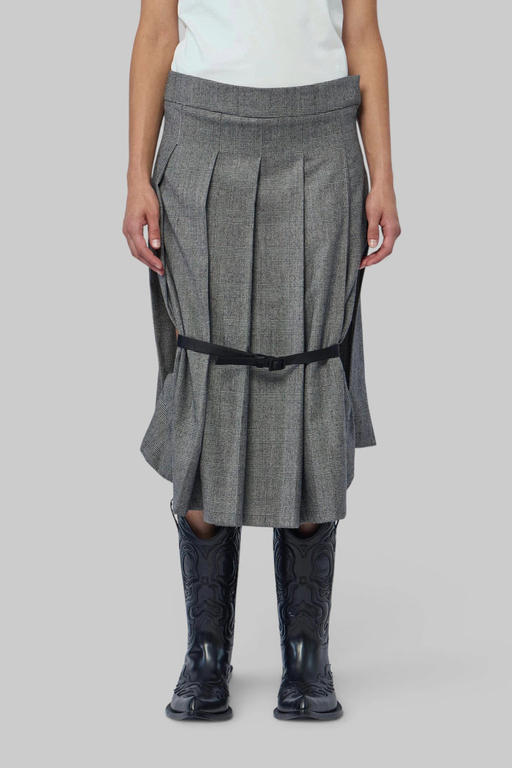 Vaquera - Women Belted Skirt Woven - LABELS
