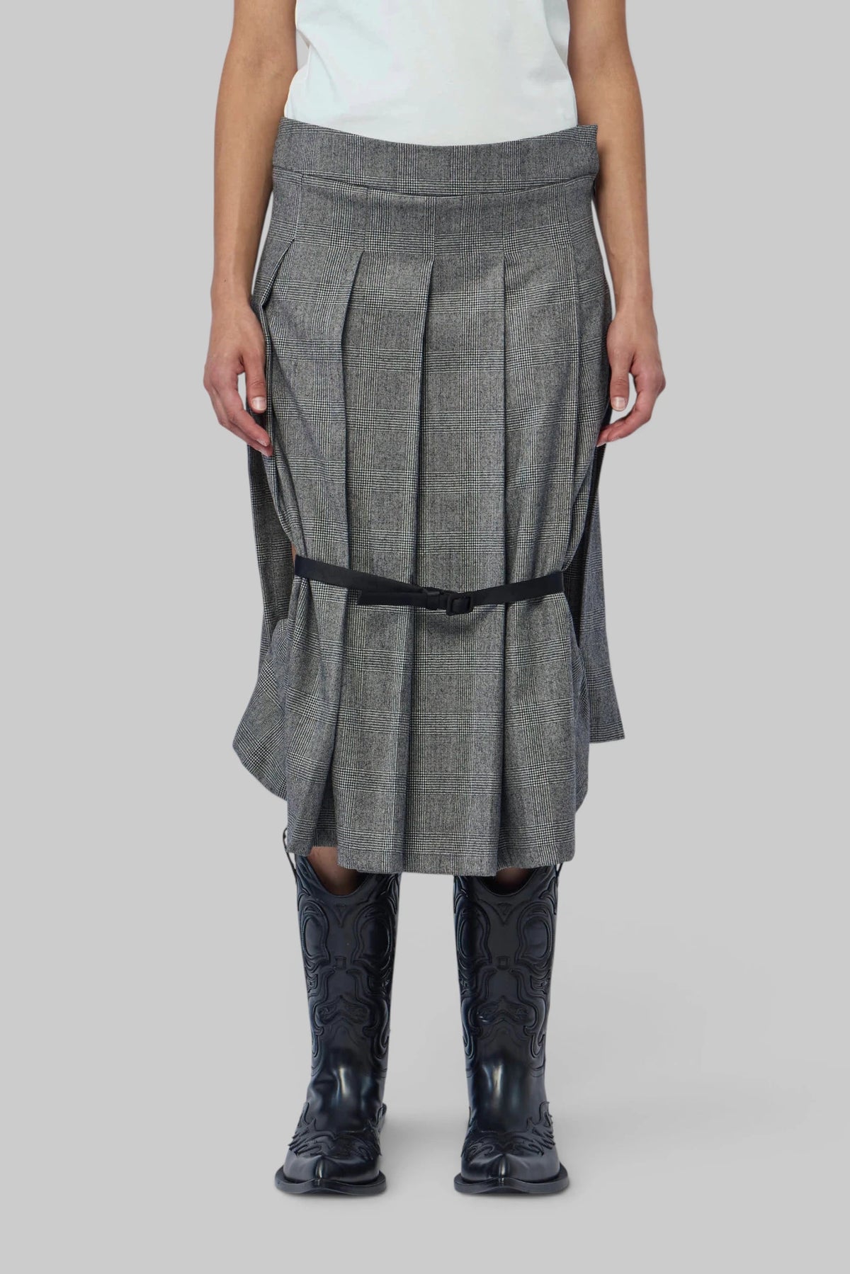 Vaquera - Women Belted Skirt Woven - LABELS
