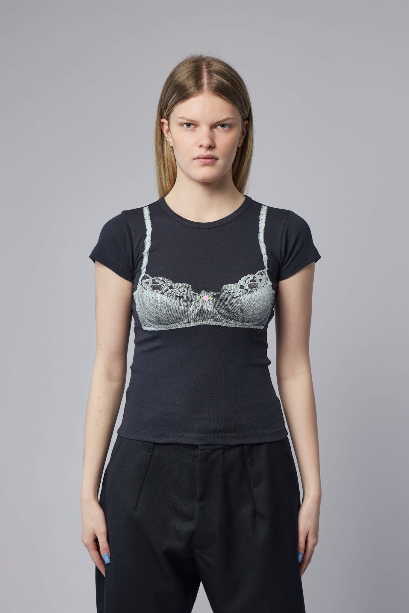 Vaquera - Women Bra Baby Tee Knit - LABELS