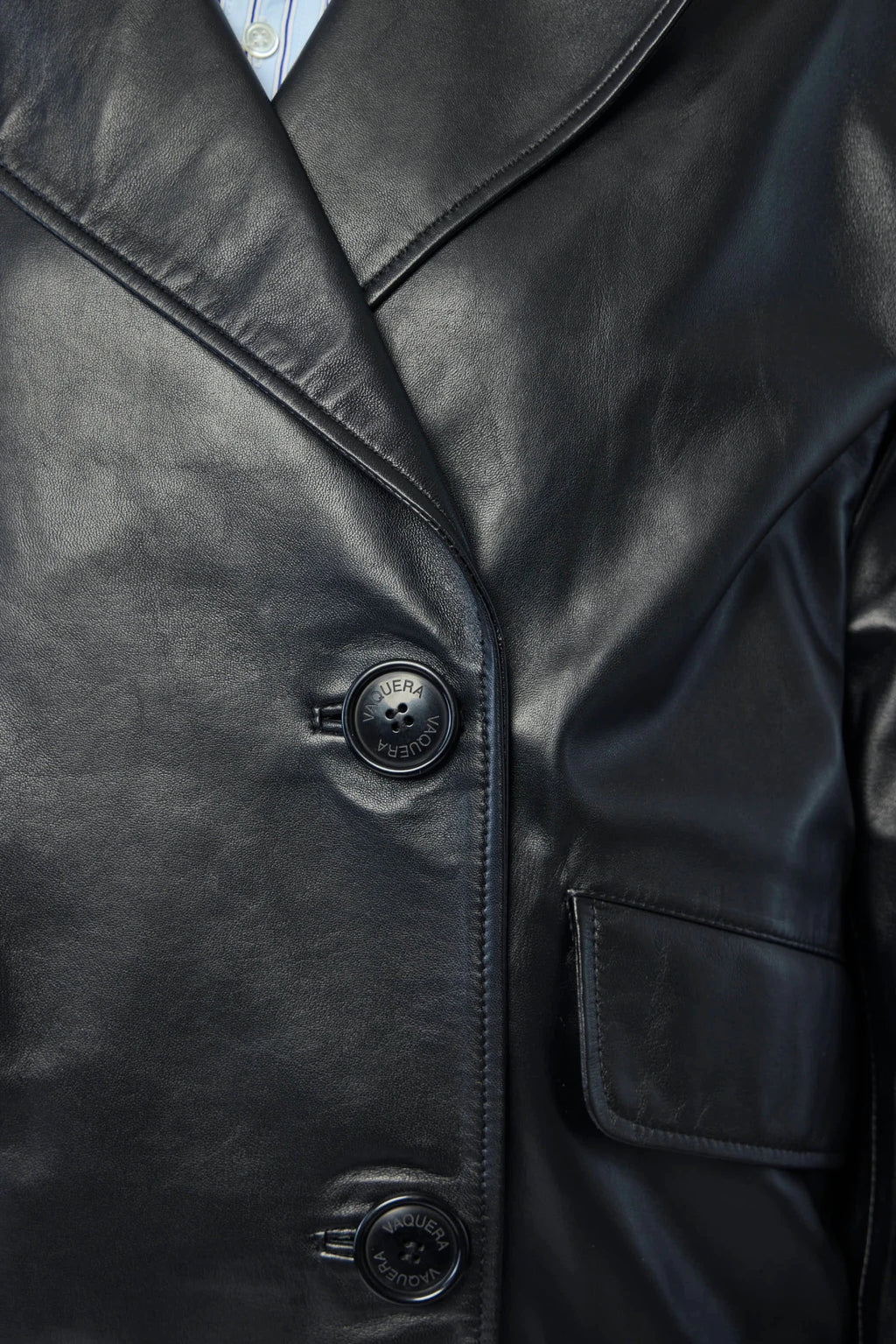 Vaquera - Women Leather Overcoat - LABELS