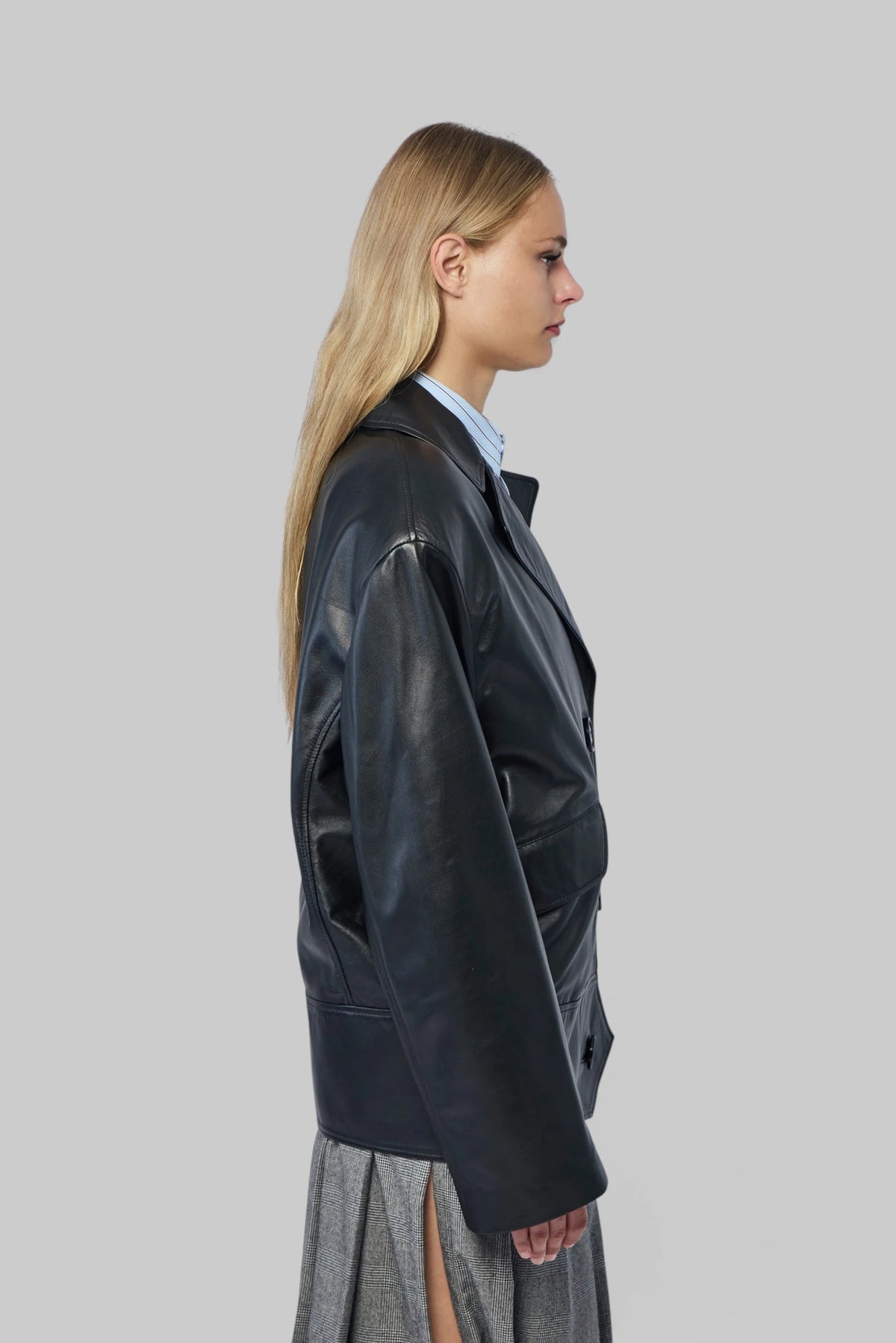 Vaquera - Women Leather Overcoat - LABELS