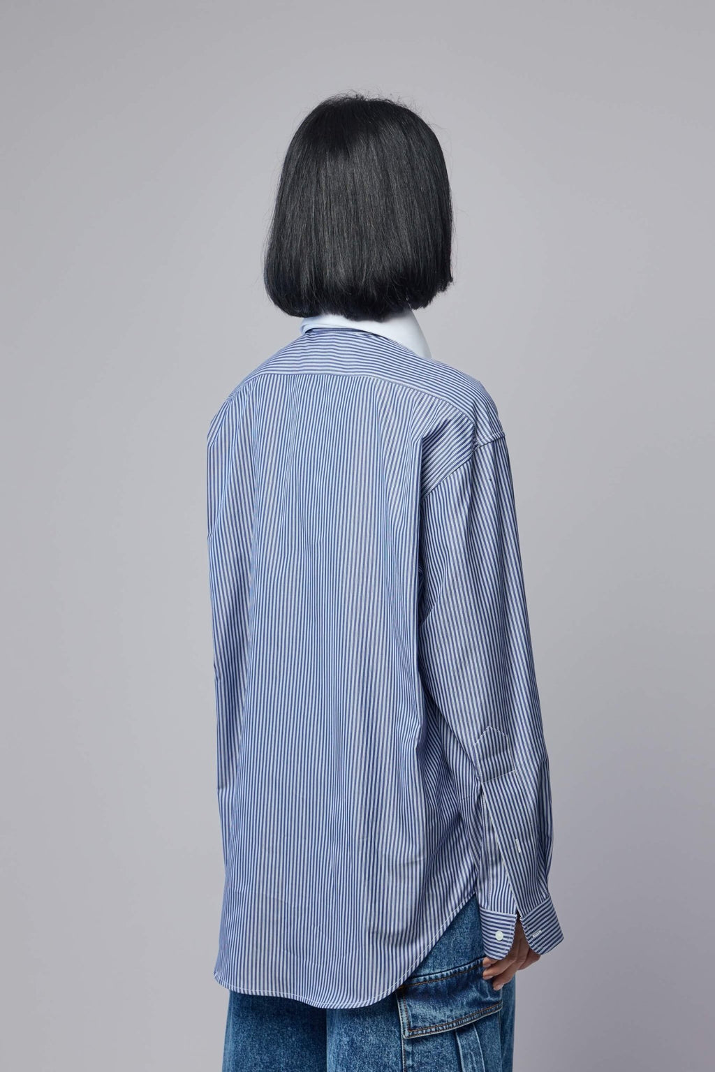 Vaquera - Women Striped Fly Away Collar Button Down Woven - LABELS