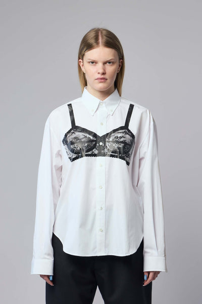 Trompe L'oeil Button Down Shirt Woven