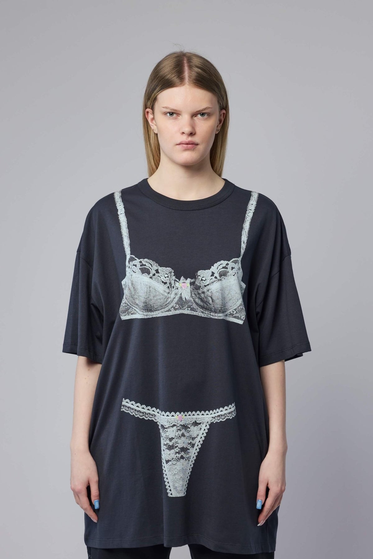 Vaquera - Women Trompe L'oeil Tall Tee Knit - LABELS